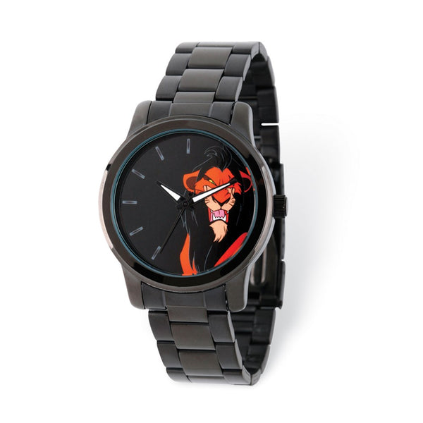 Adult Size Disney Black-plated Lion King Scar Watch