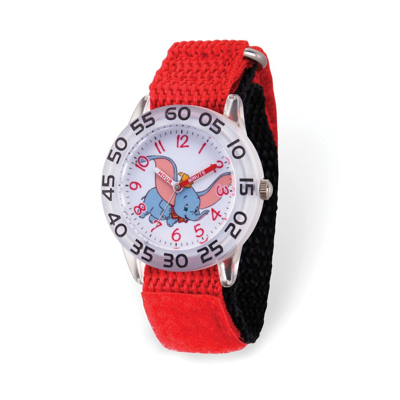 Disney Dumbo Kids Red Band Time Teacher Watch