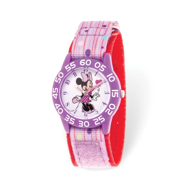 Disney Kids Minnie Mouse Time Teacher Polka Dot Band Watch