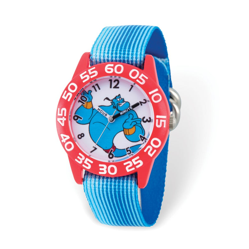 Disney Kids Aladdin Genie Time Teacher Blue Stretch Band Watch