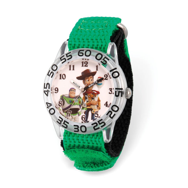 Disney Kids Toy Story Time Teacher Green Band Watch