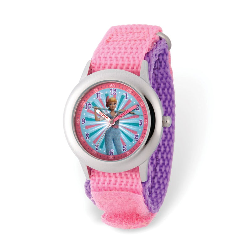 Disney Kids Toy Story Bo Peep Time Teacher Pink Band Watch