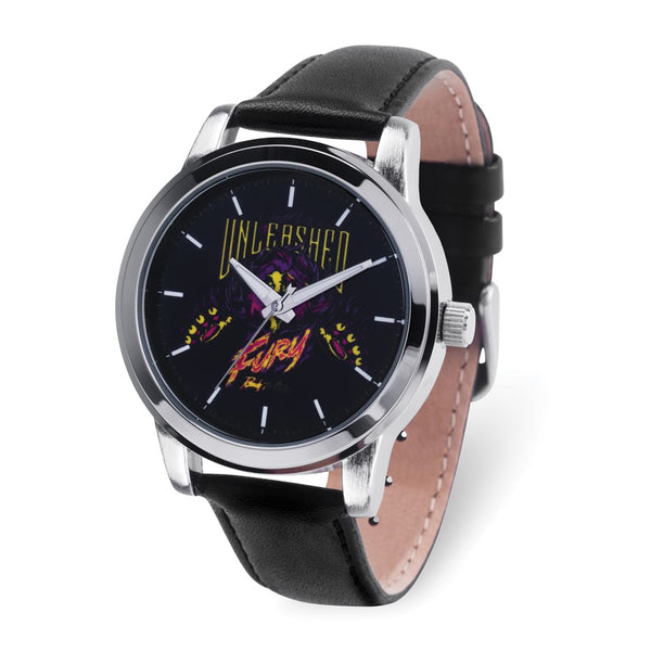 Disney Villains Scar Black Leather Watch