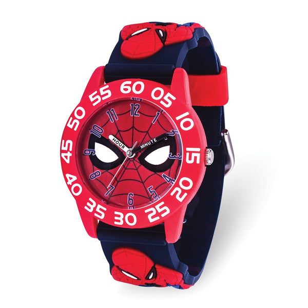 Marvel Spider-Man Red 3D Strap Time Teacher Watch