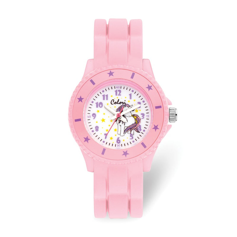 Colori Kids Pink Unicorn 30mm Watch