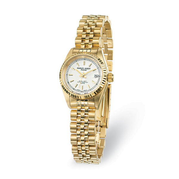 Ladies Charles Hubert IP-plated Off White Dial 26mm Watch