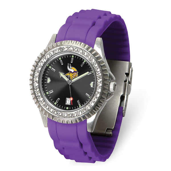 Gametime Minnesota Vikings Ladies Sparkle Watch