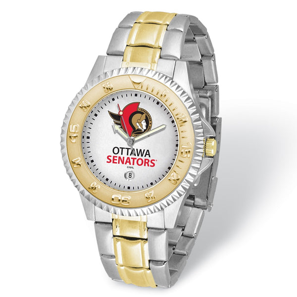Gametime NHL Ottawa Senators Competitor Two-tone Stainless Steel Quartz Watch with Date