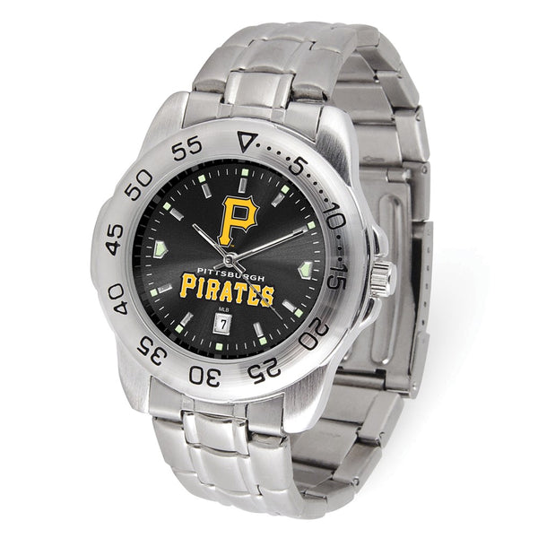 Gametime Pittsburgh Pirates P Logo Sport Steel Watch