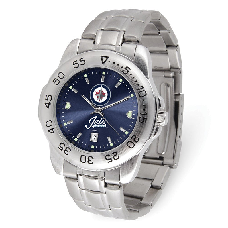 Gametime Winnipeg Jets Sport Steel Watch