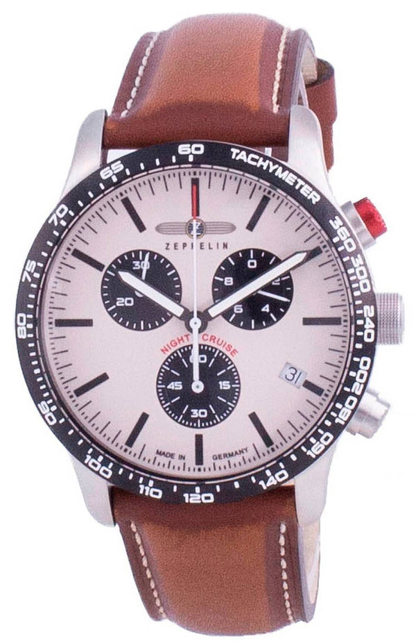 Zeppelin Night Cruise Chronograph Quartz 7296-1 72961 100M Men's Watch