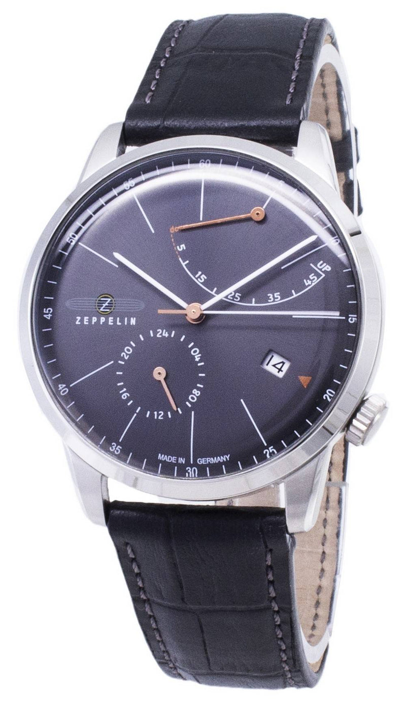 Zeppelin Series Flatline Automatic Germany Made 7366-2 73662 Men's Watch