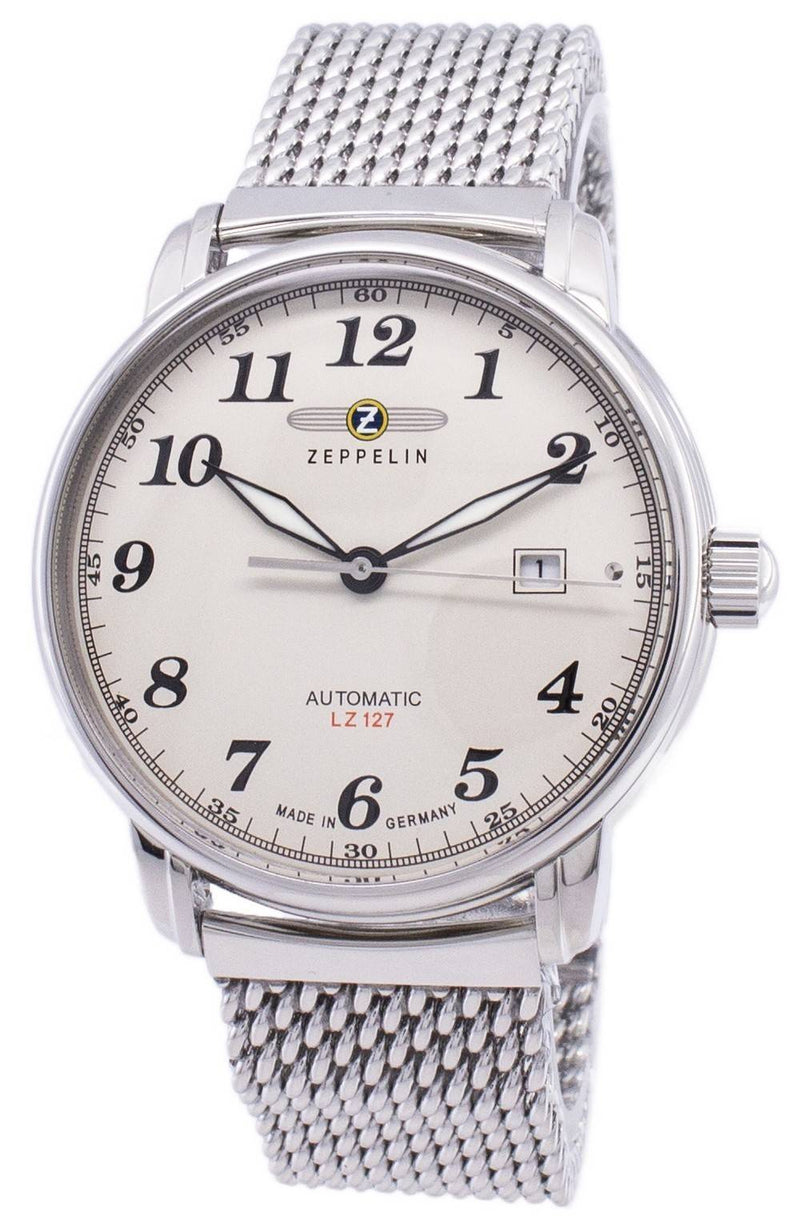Zeppelin Series LZ127 Graf Automatic Germany Made 7656M-5 7656M5 Men's Watch