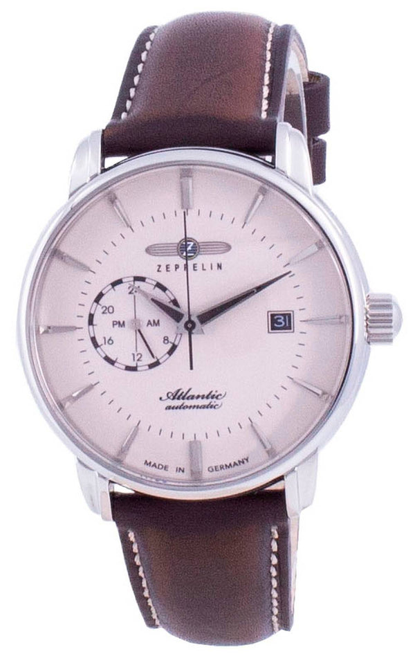 Zeppelin Atlantic Beige Dial Automatic 8470-5 84705 Men's Watch