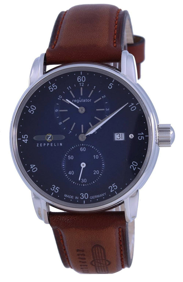 Zeppelin New Captain's Line Regulator Blue Dial Automatic 8622-3 86223 Men's Watch