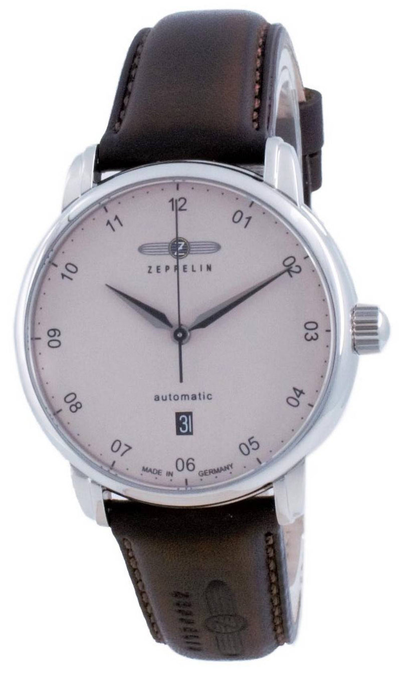 Zeppelin New Captain's Line Beige Dial Automatic 8652-5 86525 Men's Watch