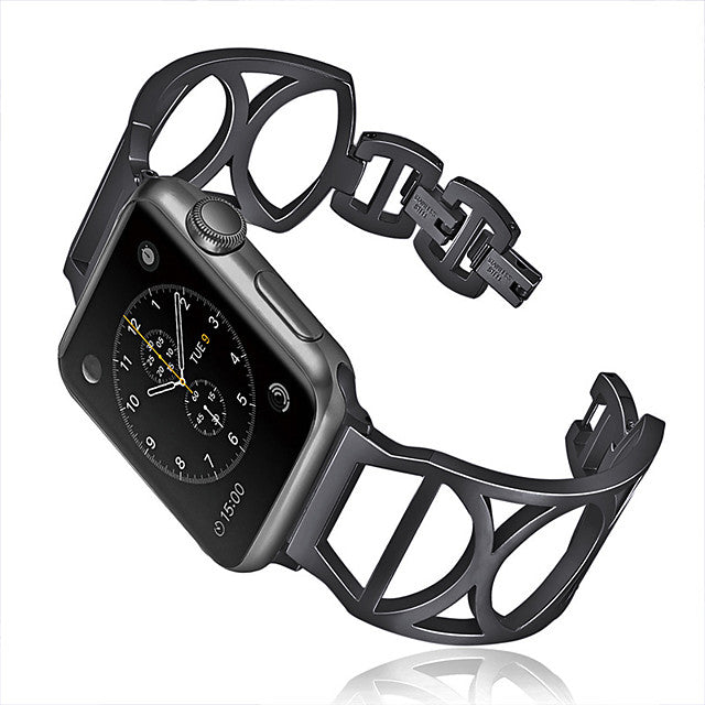 Stainless Steel Strap Fine Mesh 0.4 Line Mesh With Buckle Apple Watch
