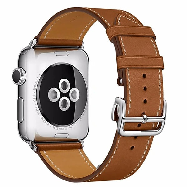 Apple Watch Series 6 Apple Butterfly Buckle Genuine Leather