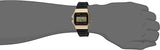 Casio F91WM-9A Men's Data Bank Quartz Watch with Resin Strap, Gold/Black